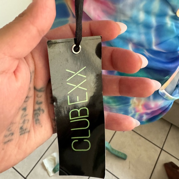 ClubExx Colorful summer dress sz Large - Picture 6 of 8